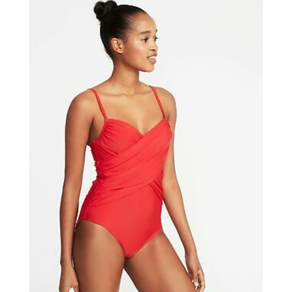 NWT Old Navy Wrap-Front Swimsuit Size M